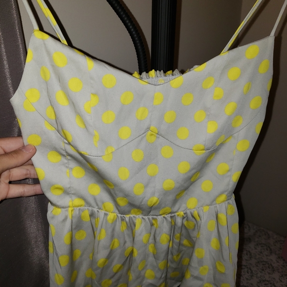 Polka dot peplum top - Picture 2 of 3